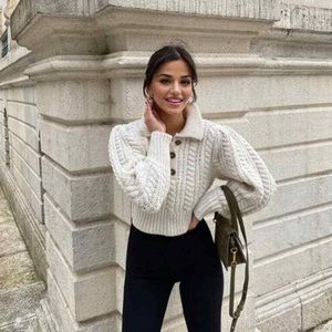 Zara Cable Knit Sweater